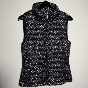 Tommy Hilfiger Black and White Polka Dot Vest size Small